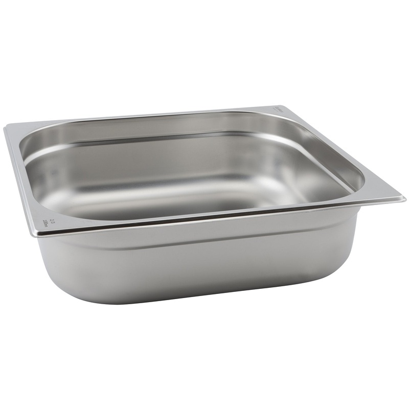 St/St Gastronorm Pan 2/3 - 40mm Deep