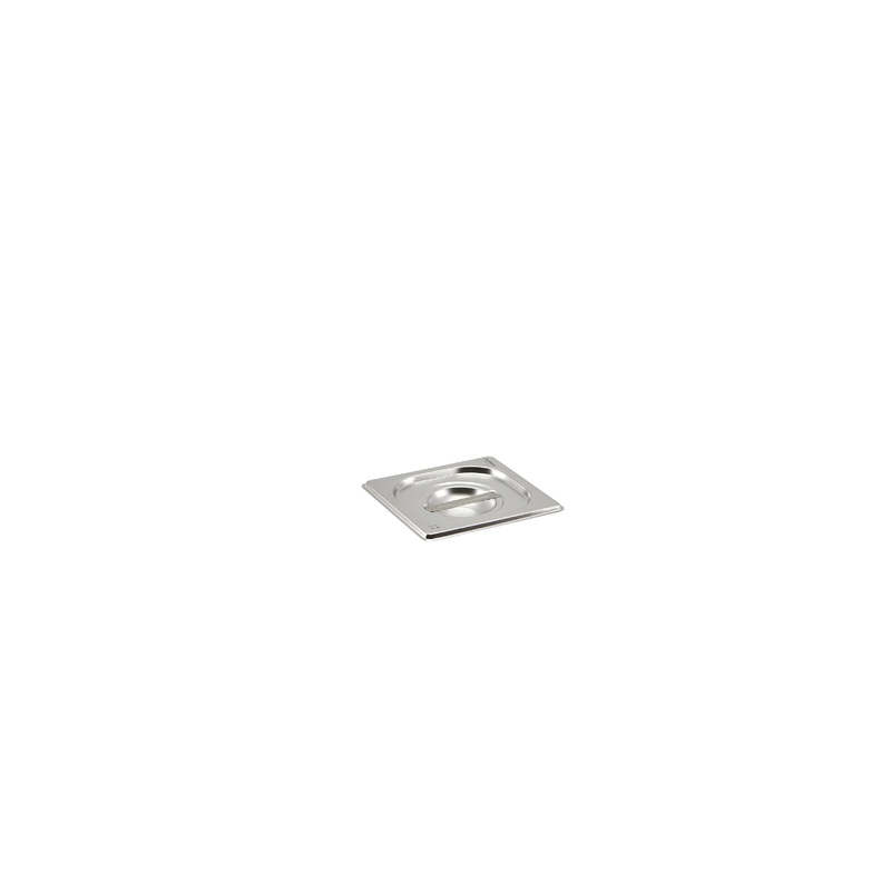 St/St Gastronorm Pan Lid 1/6