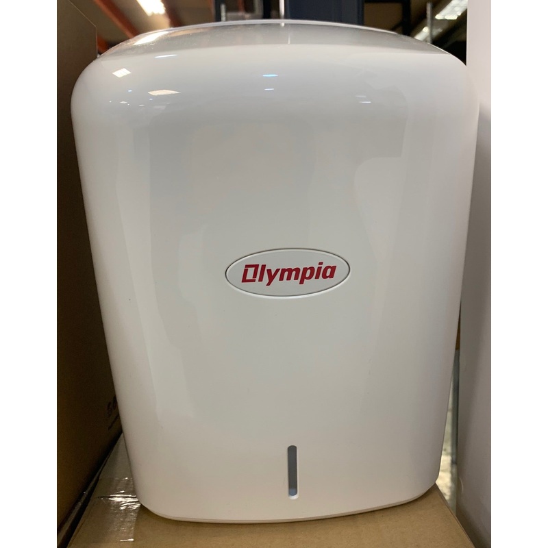 Dispenser for centrefeed plastic