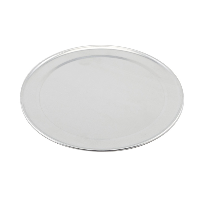 Genware Alum. Flat Wide Rim Pizza Pan 12"