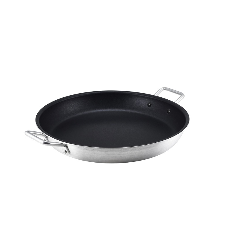 Non Stick Teflon Aluminium Paella Pan 45cm