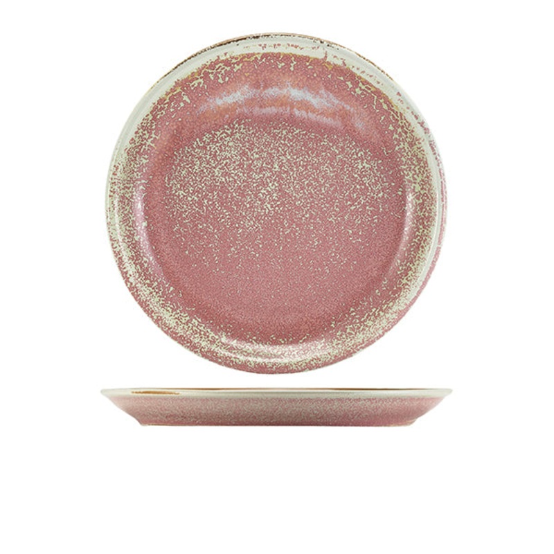 Terra Porcelain Rose Coupe Plate 27.5cm