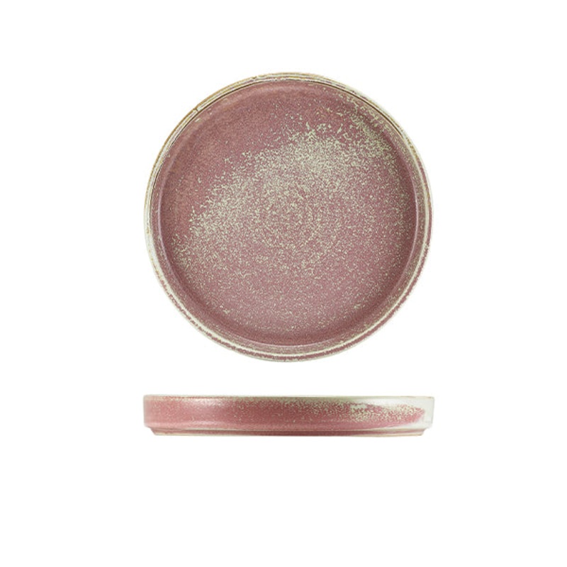 Terra Porcelain Rose Presentation Plate 18cm