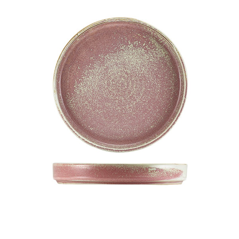 Terra Porcelain Rose Presentation Plate 20.5cm