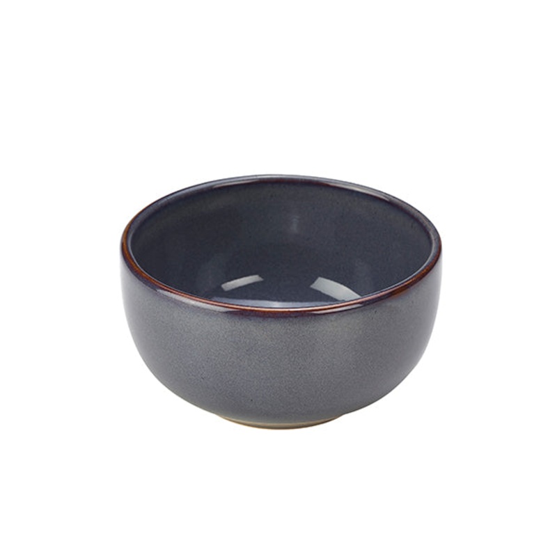 Terra Stoneware Rustic Blue Round Bowl 12.5cm