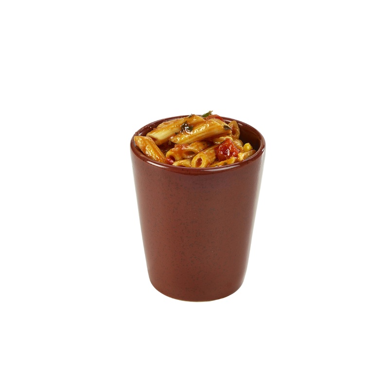 Terra Stoneware Rustic Red Conical Cup 10cm