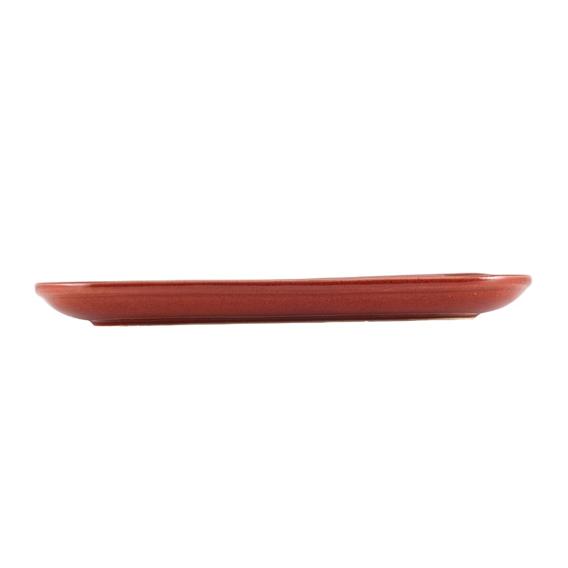 Terra Stoneware Rustic Red Rectangular Plate 34.5 x 23.5cm