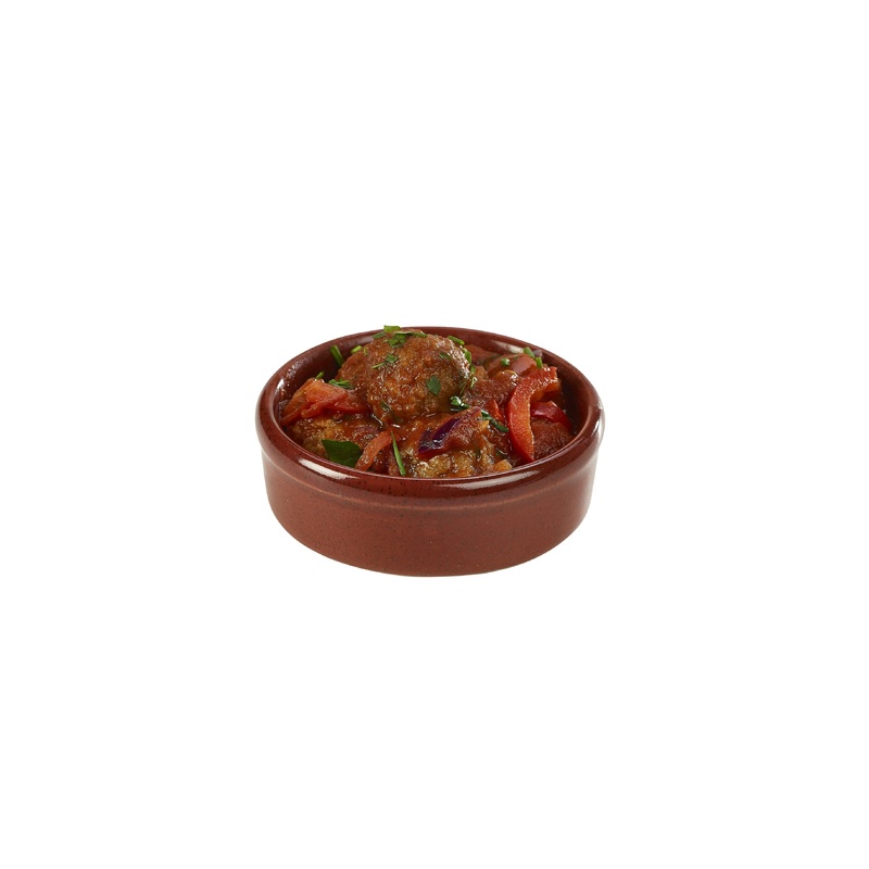 Terra Stoneware Rustic Red Tapas Dish 10cm