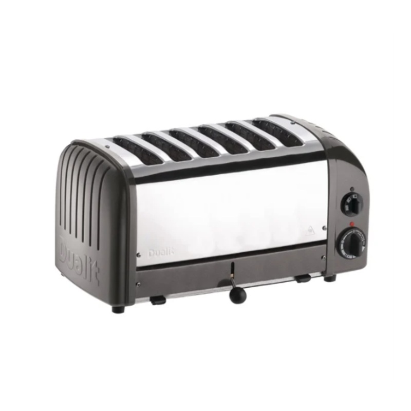 DULIT 6 SLOT PUSH UP COMMERCIAL TOASTER