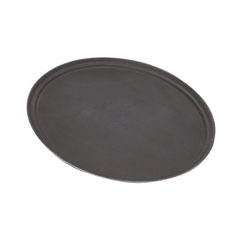 Gengrip 27" Oval Non-Slip Tray Black