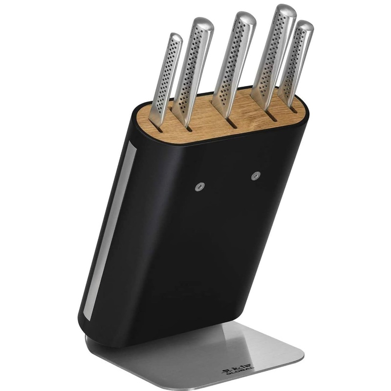 Global Ukon 5 piece Knife Set and Block
