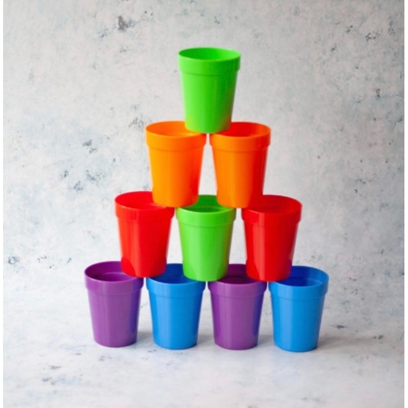 Rainbow 220ml Tumbler Pack of 10