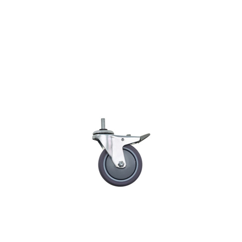 Spare set of castors with brakes