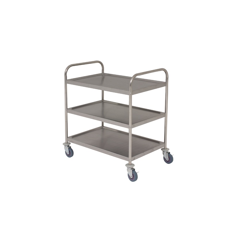 Stainless Steel 3 Tier Compact Trolley