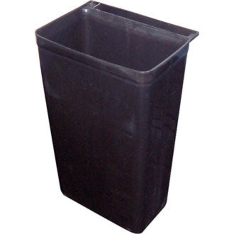 Waste food bin for black plastic trolley
