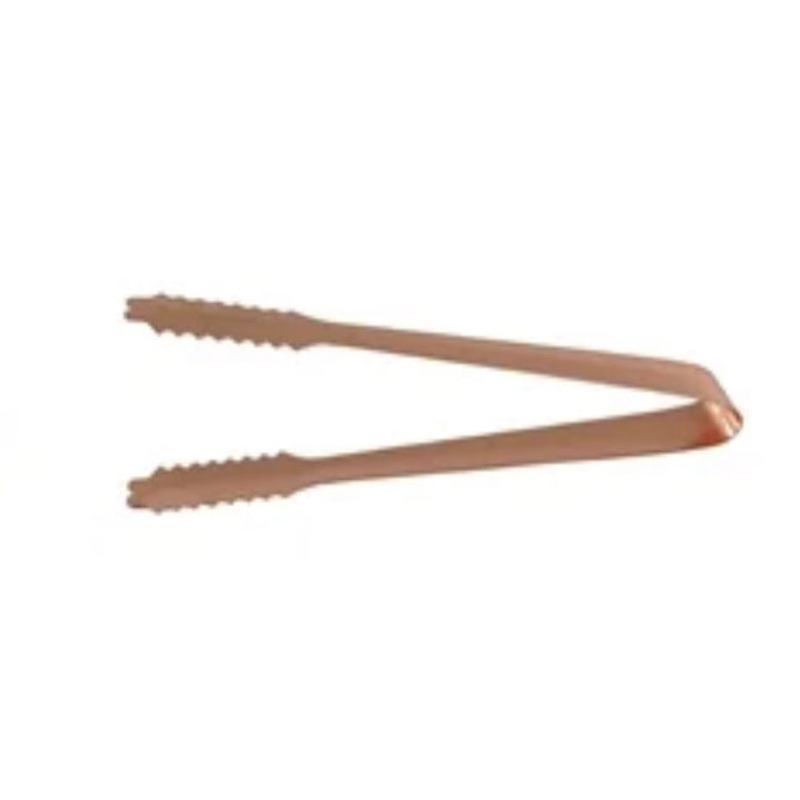 Copper Ice Tongs 7"