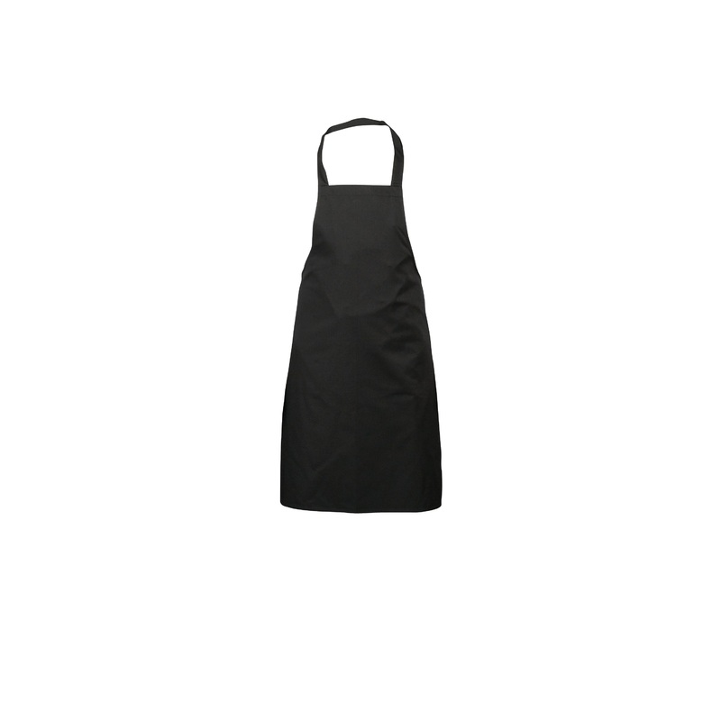EgoChef Black Bib Apron 70cm X 90cm