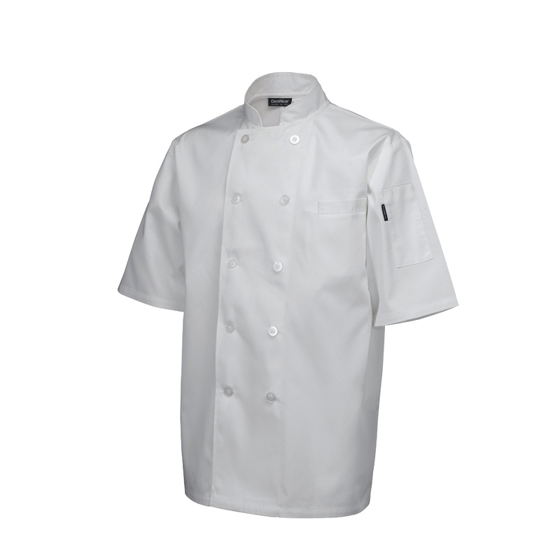 EgoChef Standard Jacket (Short Sleeve) White