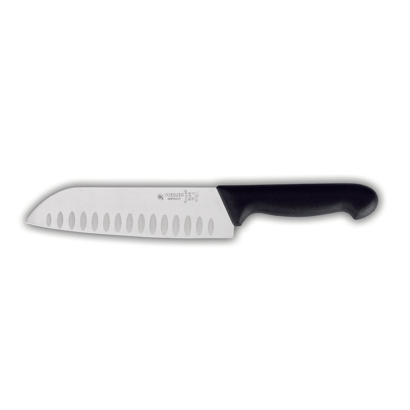 Giesser Scalloped Santoko Knife 18cm