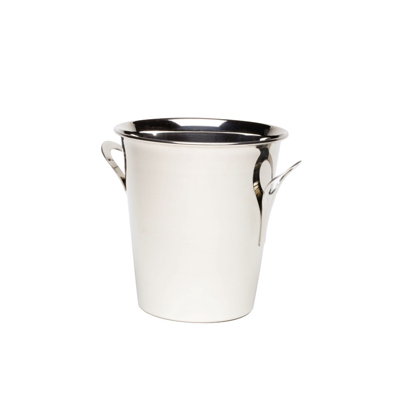 S/St.Wine Bucket Tulip Design -St/St Handles