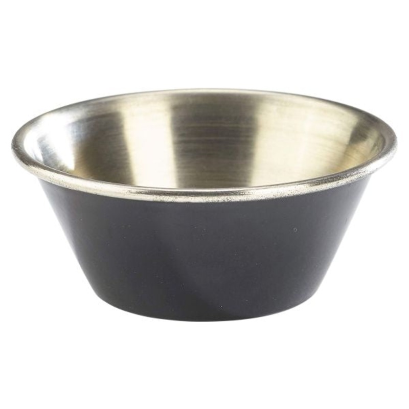 1.5oz Stainless Steel Ramekin Black 24 pack