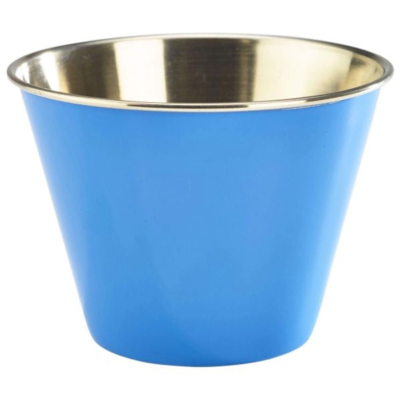 12oz Stainless Steel Ramekin Blue  24 pack