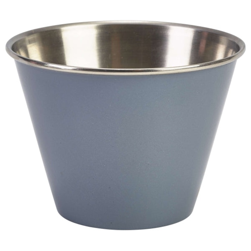 12oz Stainless Steel Ramekin Grey  24 pack