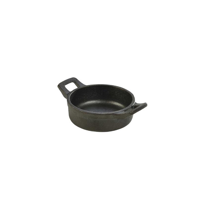 Mini Cast Iron Round Eared Dish 11 x 3.5cm 6 pack