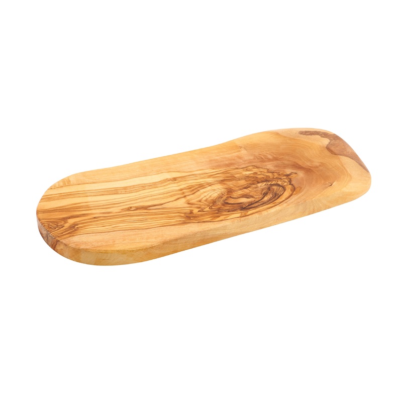Olive Wood Rustic Platter 35 x 13cm+/-