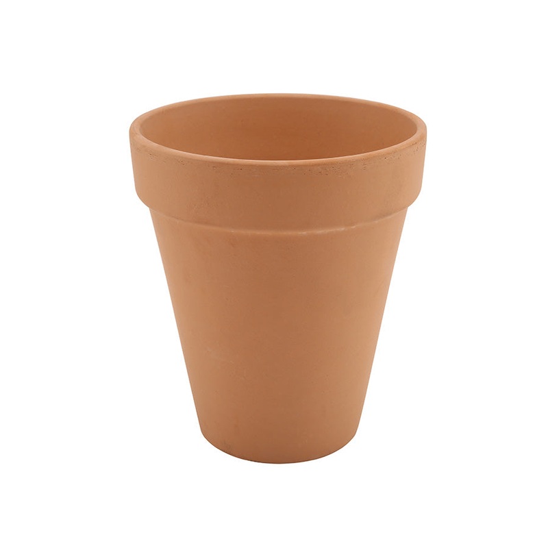 Tall Terracotta Pot Rustic 10 x 12cm
