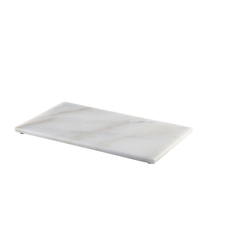 White Marble Platter 32x18cm GN 1/3**6 pack**