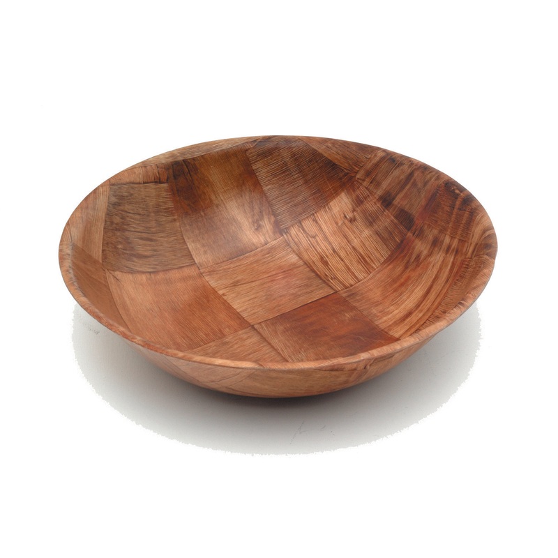 Woven Wood Bowls 6" Dia