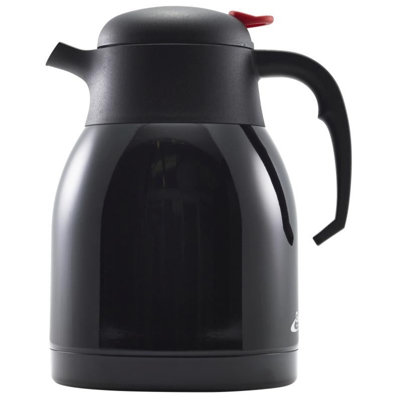 Black St/St Vacuum Push Button Jug 1.5L