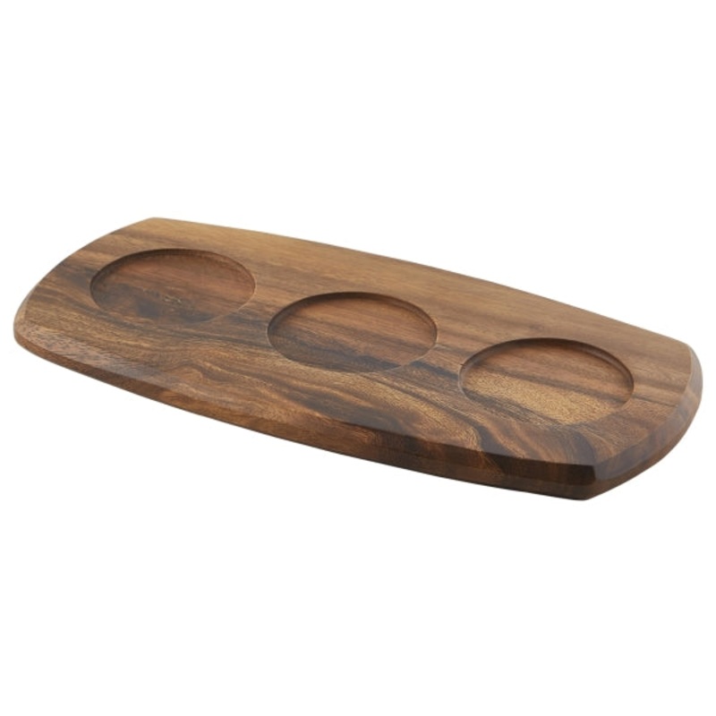 Genware Acacia Wood Serving Board 36 x 18 x 2cm