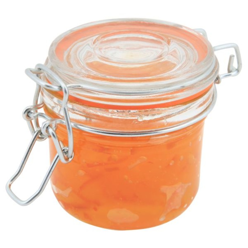 Genware Glass Terrine Jar 200ml 8.2 x 8.1cm. 12pack