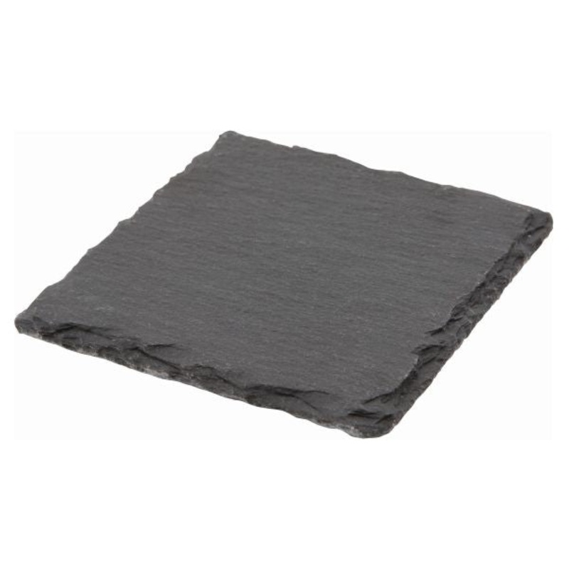 Genware Natural Edge Slate Platter **6pack**10 X 10cm