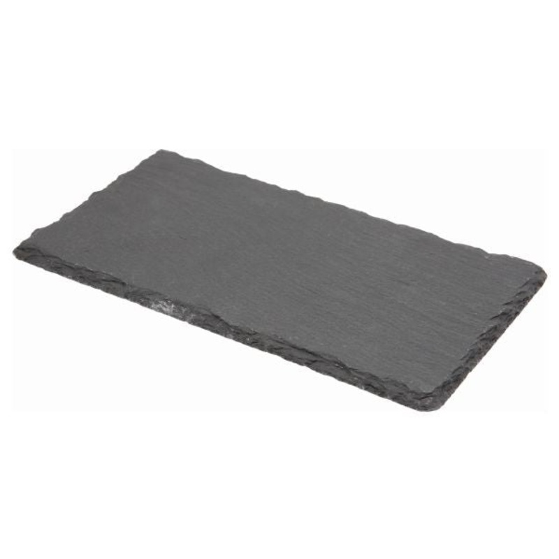 Genware Natural Edge Slate Platter  **6pack** 20 X 11cm