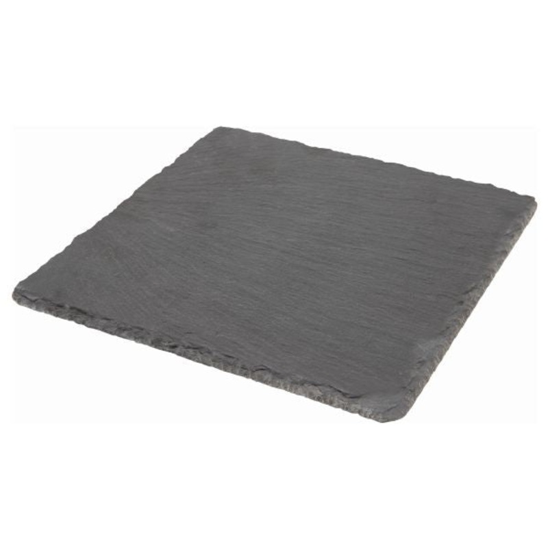 Genware Natural Edge Slate Platter **6pack** 20 X 20cm