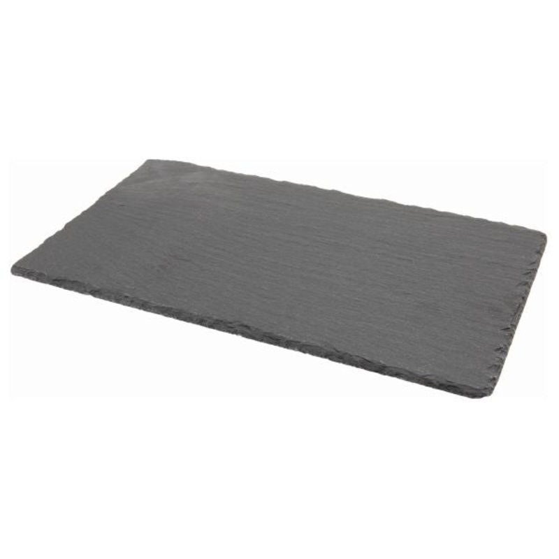 Genware Natural Edge Slate Platter **6pack** 25 X 13cm