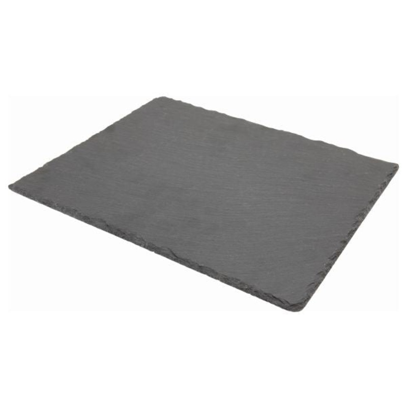 Genware Natural Slate Platter  **6pack** 32 X 26cm 1/2 G