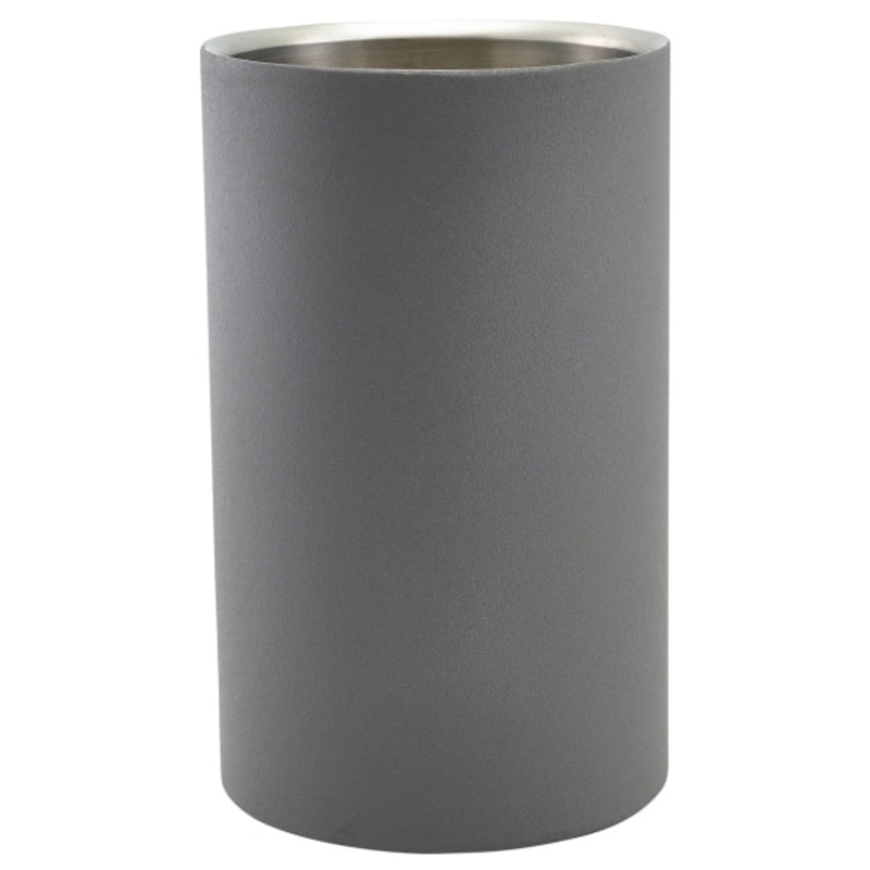 Iron Effect Wine Cooler 12cm Dia x 20cm High