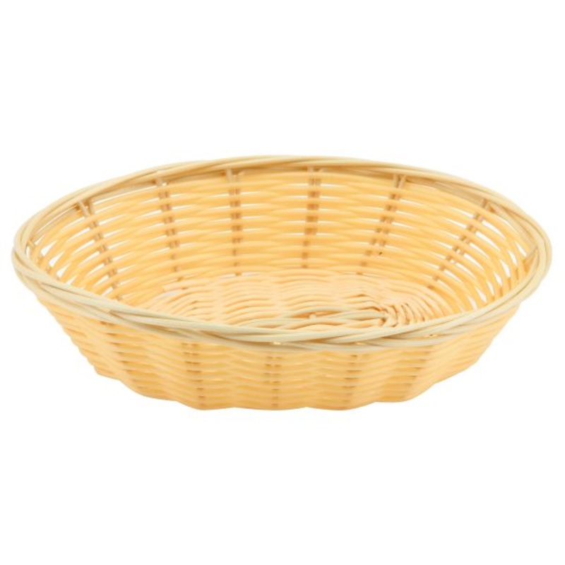 Oval Polywicker Basket 7"X5"X2"