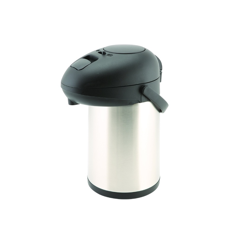 St/St Unbreakable Vacuum Pump Pot 2.5L