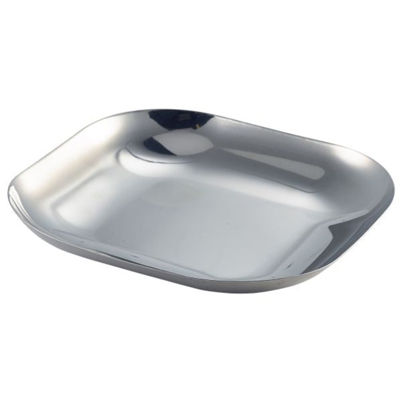 Stainless Steel Square Plate 16cm