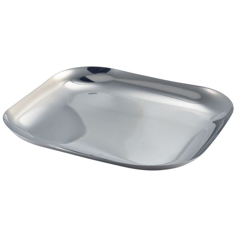 Stainless Steel Square Plate 23.5cm