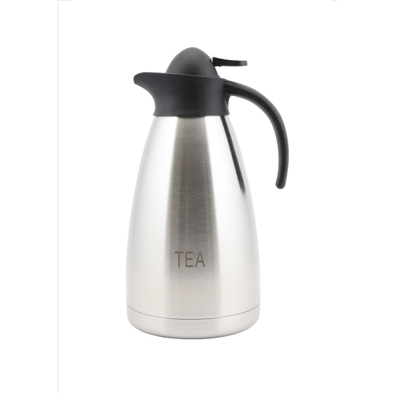 Tea Inscribed St/St Contemporary Vac. Jug 2.0