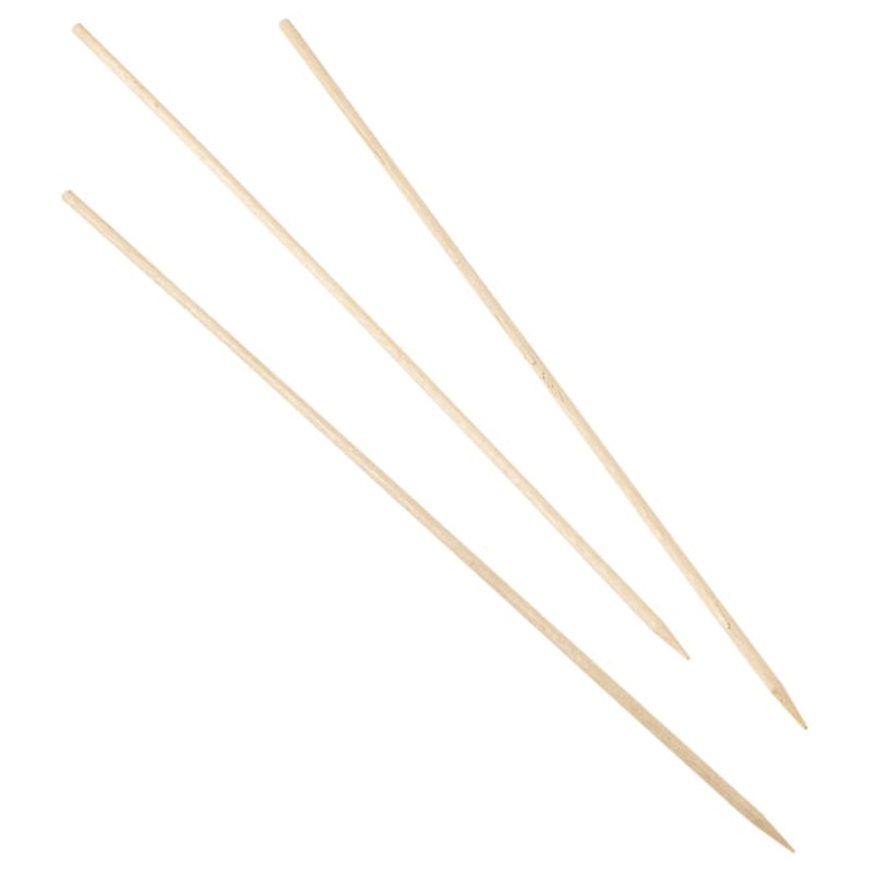 Wooden Skewers 25cm/10" (100pcs)