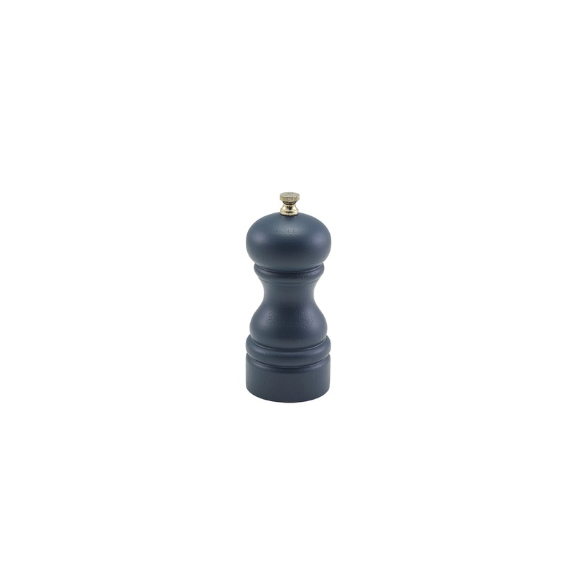 Blue Wooden Salt/Pepper Grinder 13cm