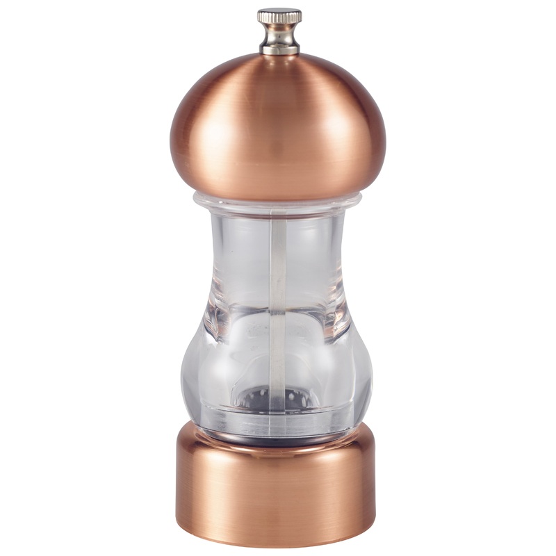 Copper & Acrylic Salt/Pepper Grinder 14cm