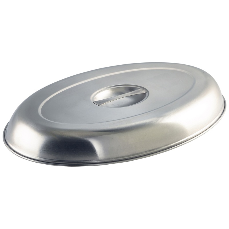GenWare Stainless Steel Cover For Oval Vegetable Dish 30cm/12"